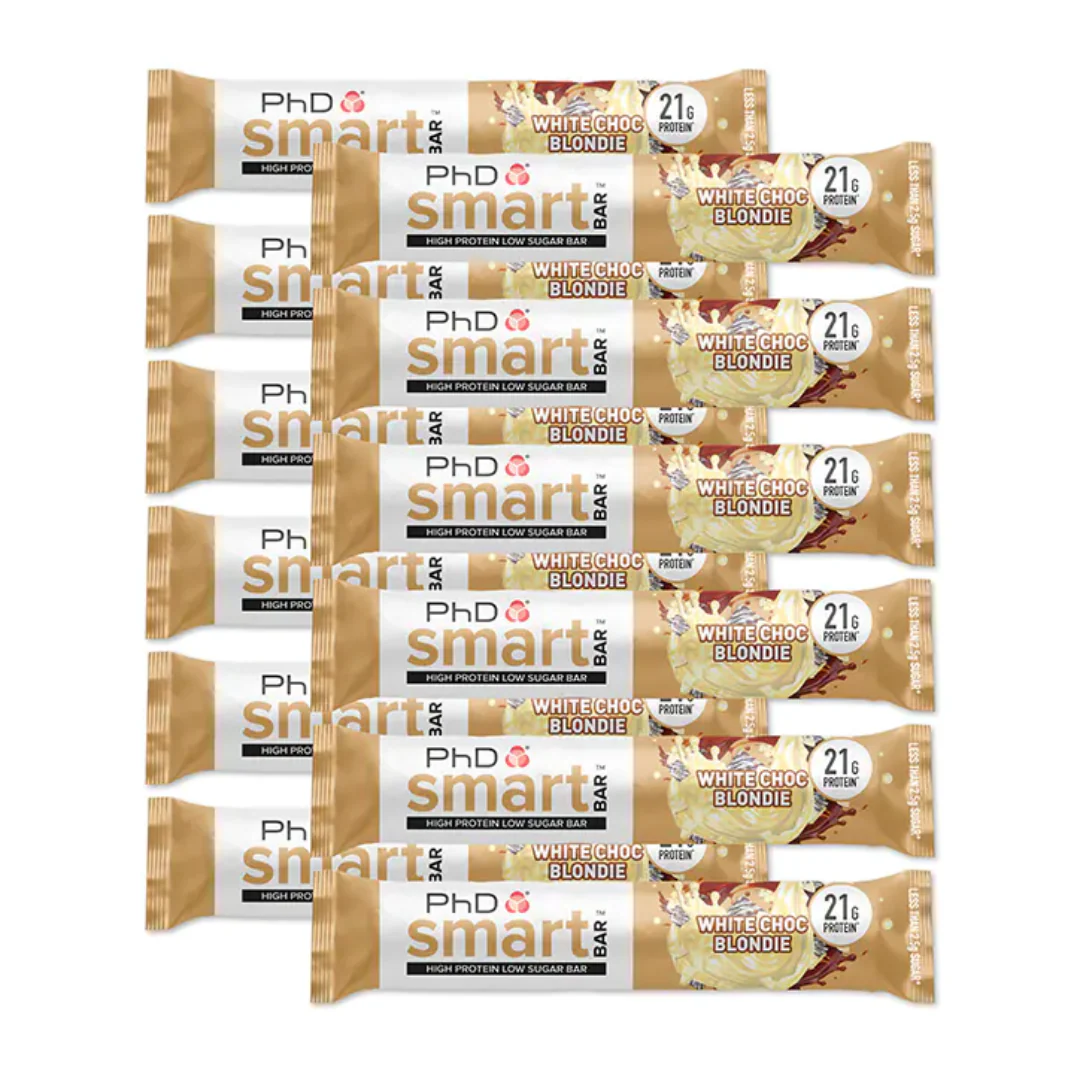 PhD Smart Bar White Chocolate Blondie 12 x 64g