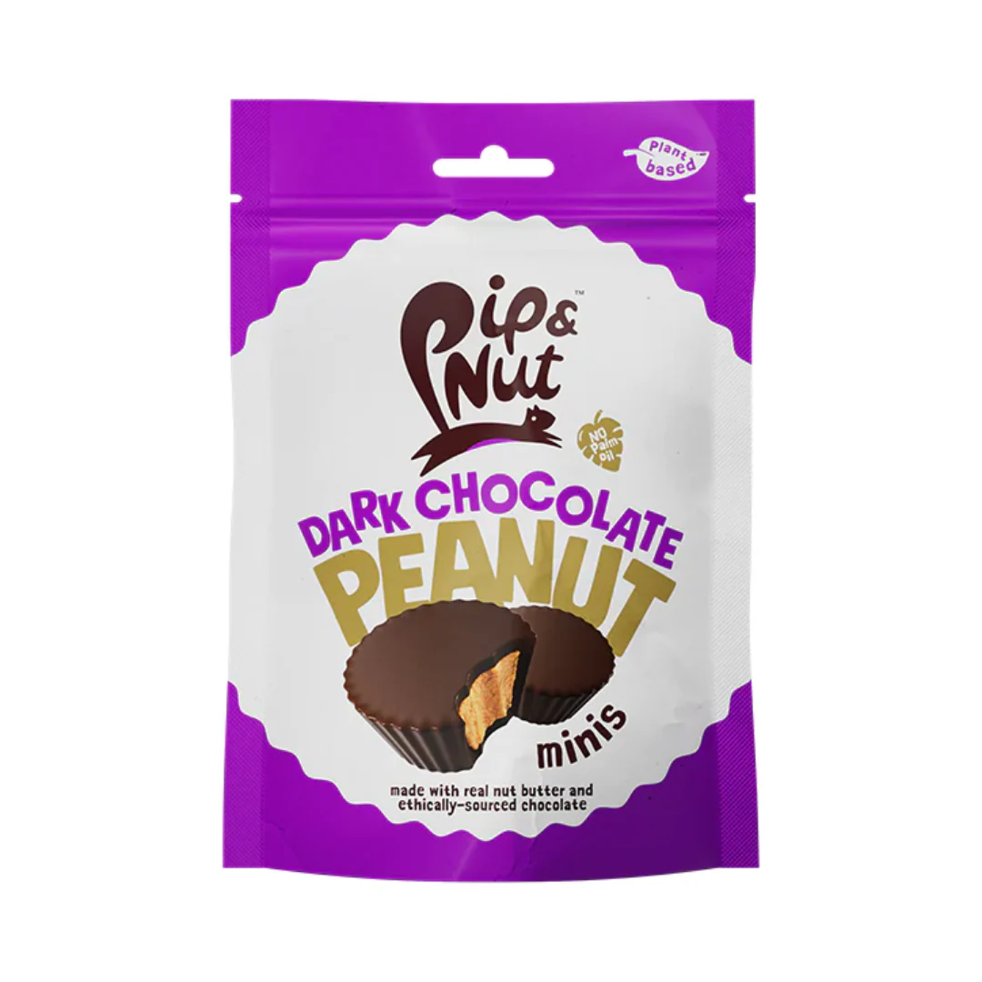Pip & Nut Mini Dark Chocolate Peanut Butter Cup Sharing Bag 88g