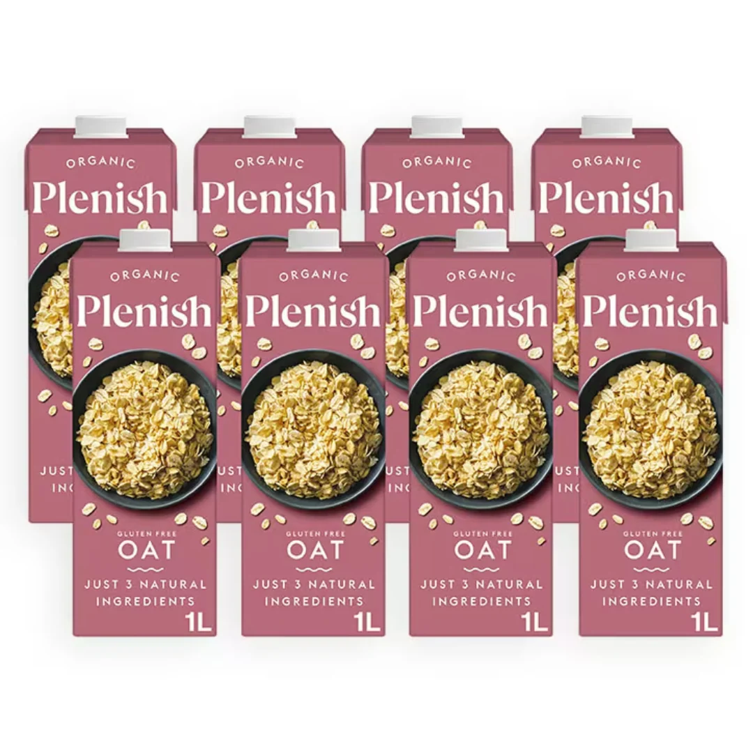 Plenish Organic Oat Drink 8 x 1L