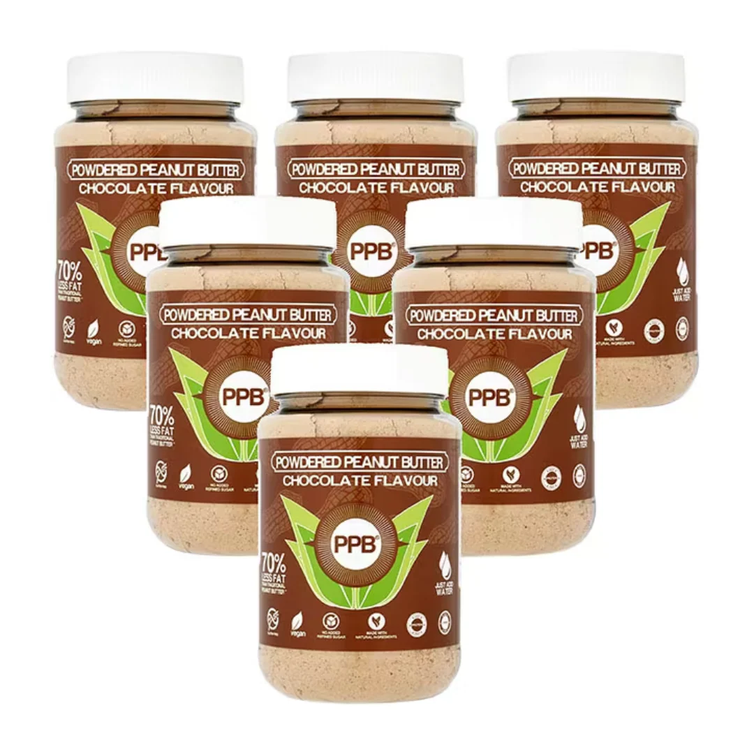 PPB Powdered Peanut Butter Chocolate 6 x 180g