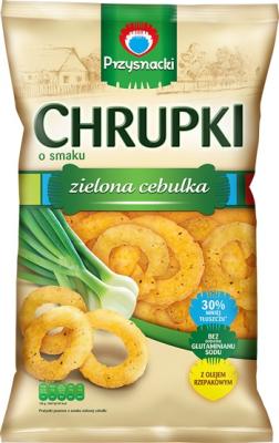 14x Prazynki Chrupki Zieleno Cebulka