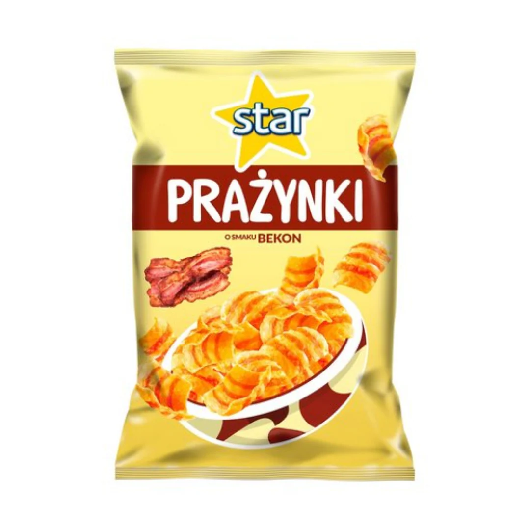 Star Prazynki – Bacon Flavoured Snacks 130gr