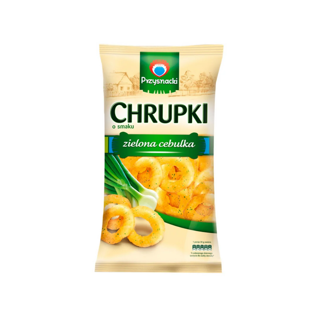 Prazynki Chrupki Green Onion Flavoured Snacks 150gr