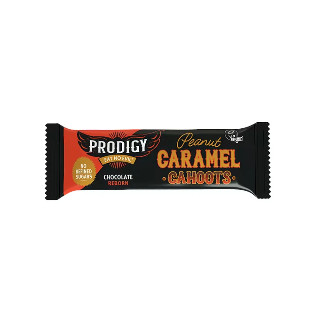 Prodigy Peanut & Caramel Cahoots Chocolate Bar 45g