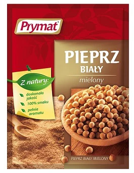 25x Prymat Pieprz Bialy Mielony 15g