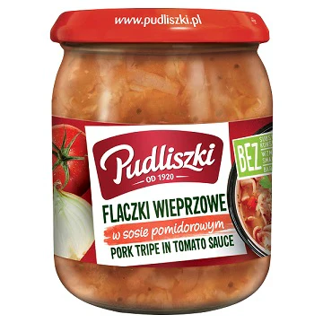 4x Pudliszki Flaczki Wieprizowa W Sosie Pomidorowym