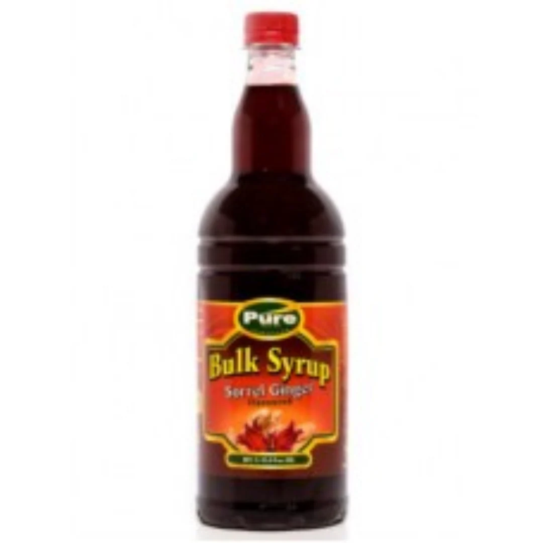 Pure Bulk Sorrel & Ginger Syrup 12 x 1L