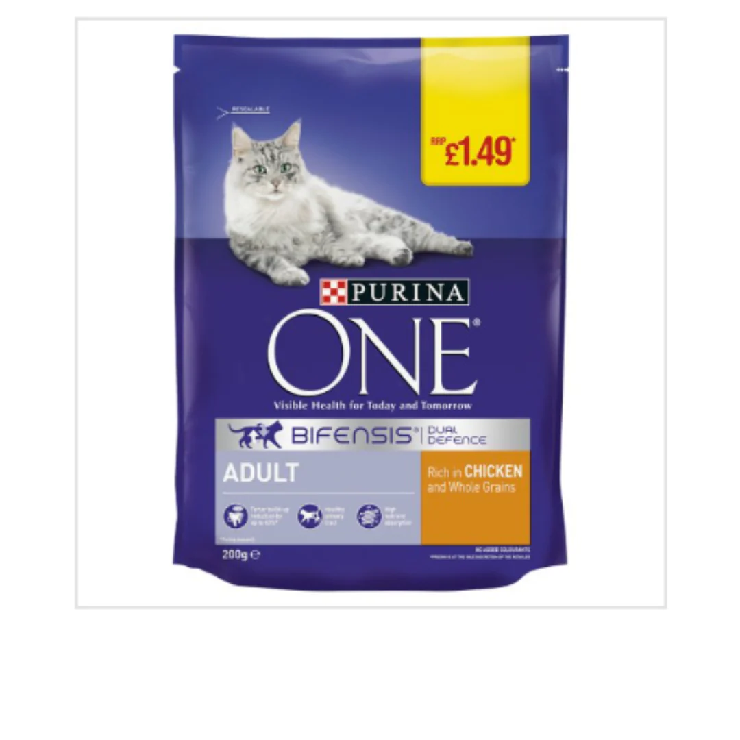 Purina ONE Chicken and Whole Grains 200g x Case of 6