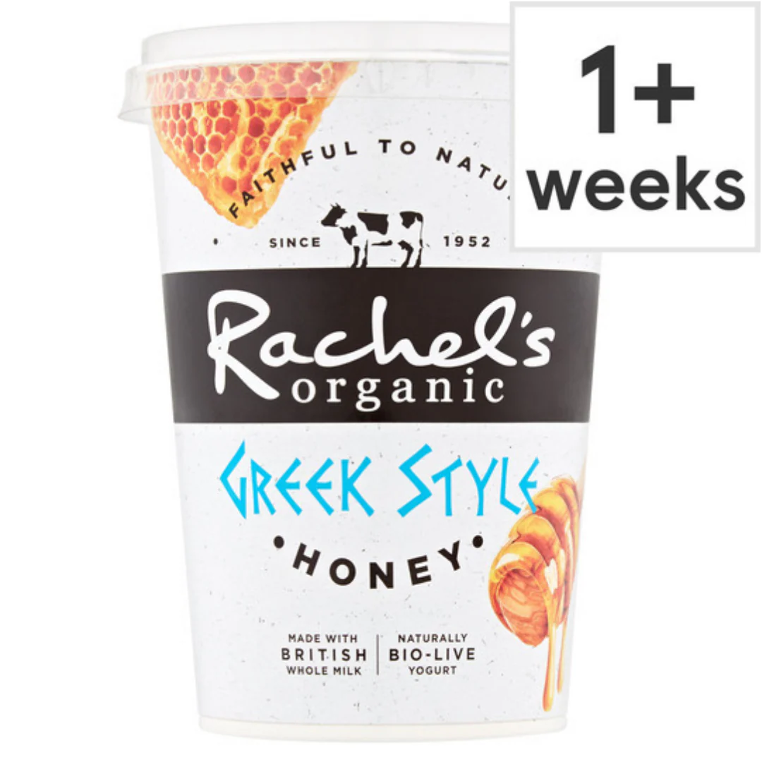 Rachel's Organic Greek Style Honey Yogurt 450G