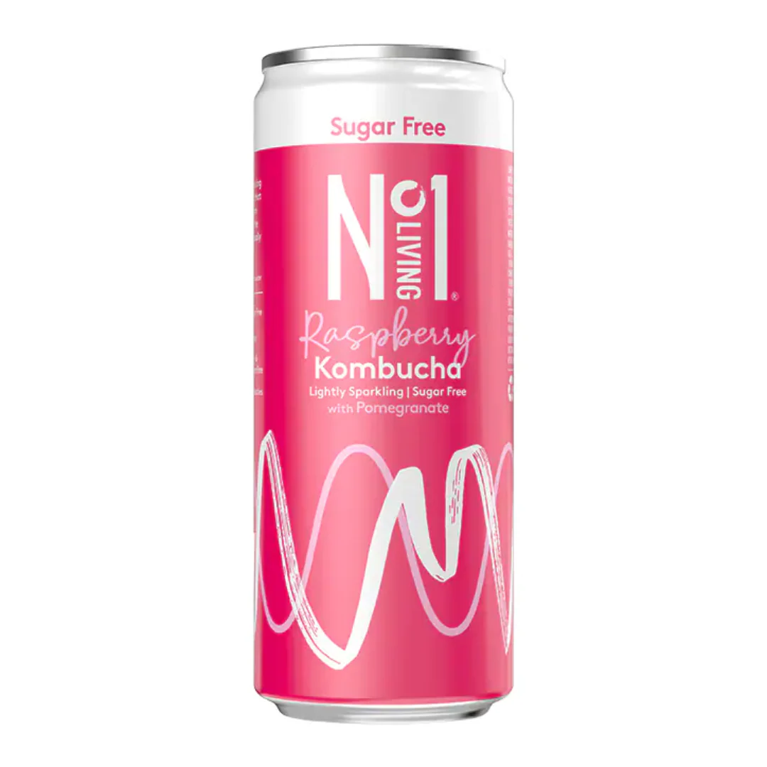 No.1 Living Raspberry Sugar Free Kombucha 250ml