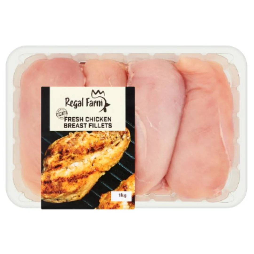 Regal Farm Fresh Chicken Breast Fillets 1kg x 1 Pack