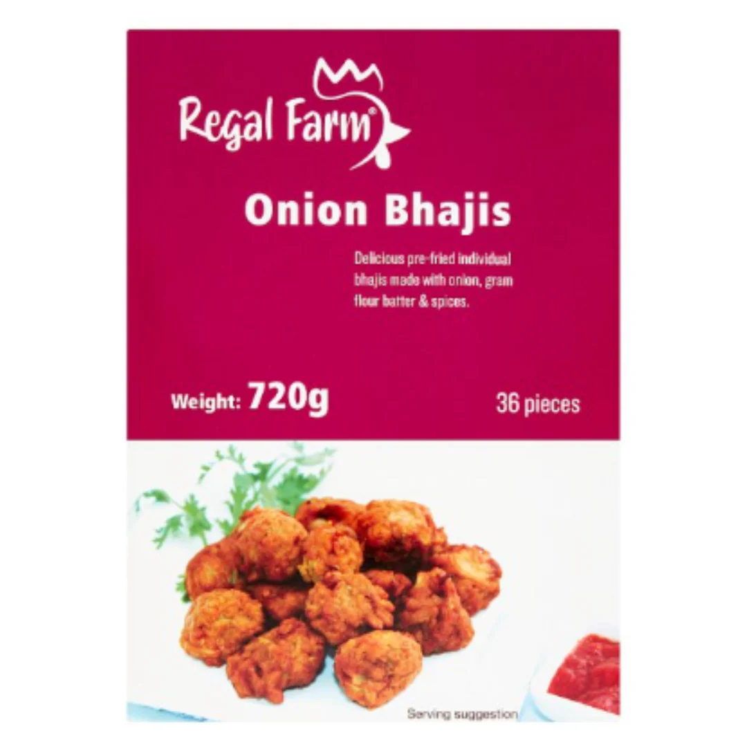 Regal Farm 36 Onion Bhajis 720g x 1 Pack