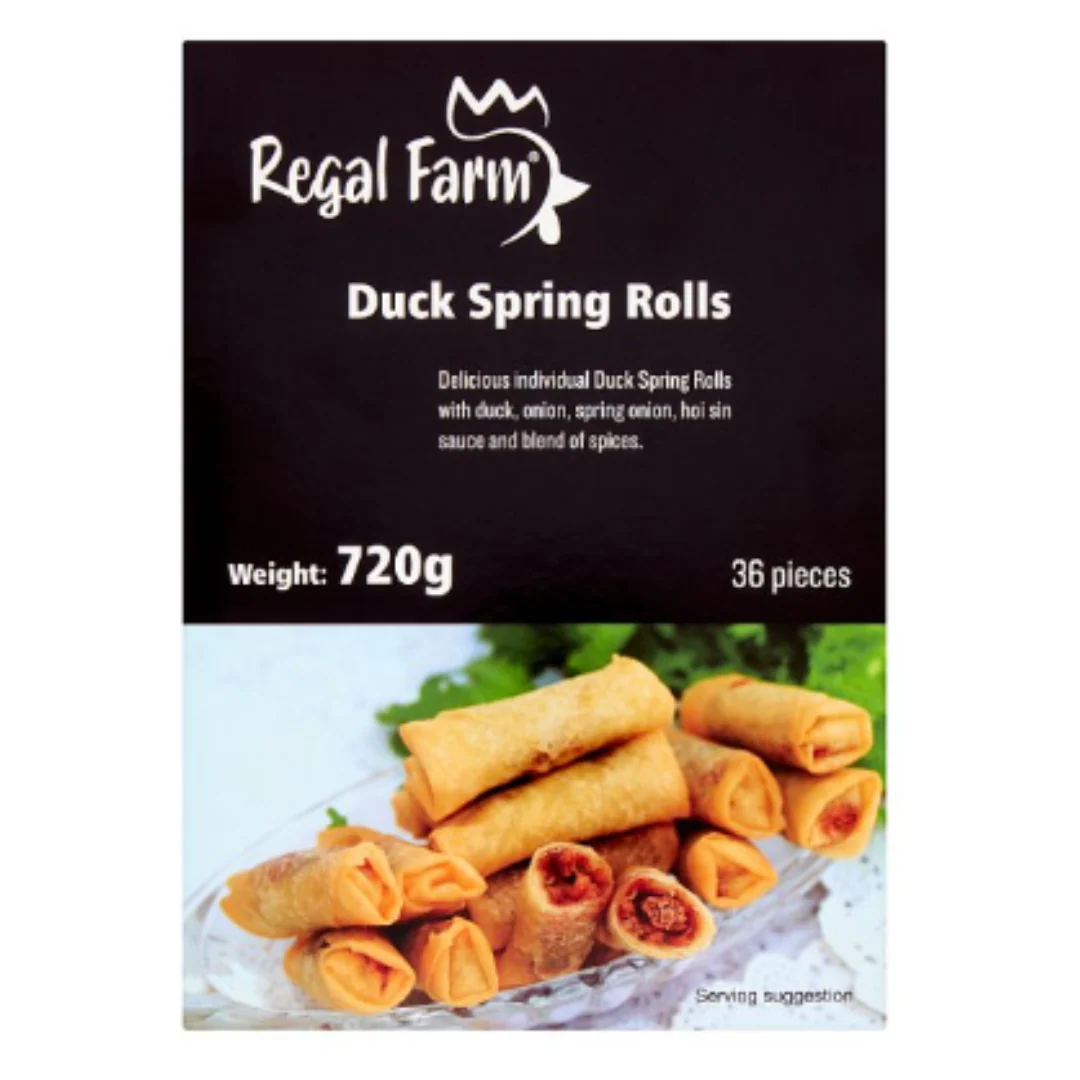 Regal Farm 36 Duck Spring Rolls 720g x 1 Pack
