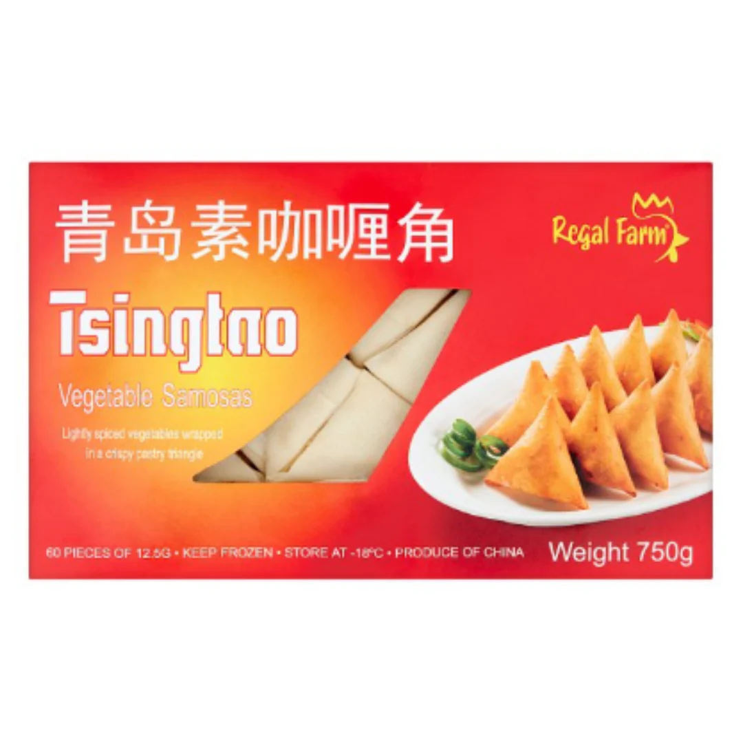 Regal Farm Tsingtao Vegetable Samosas 750g x 1 Pack