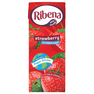 24x Ribena Strawberry Nas 250ml