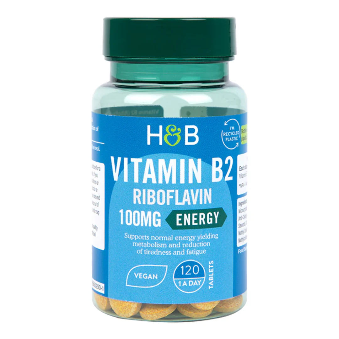 Holland & Barrett Vitamin B2 + Riboflavin 100mg 120 Tablets