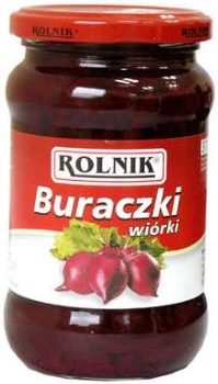 6x Rolnik Buraczki Wiorki 370ml (Shredded)