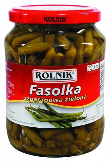 6x Rolnik Fasolka Szparagowa Zielona 720ml