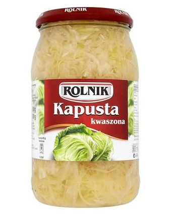 6x Rolnik Kapusta Kwaszona 900ml