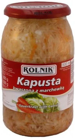 6x Rolnik Kapusta Z Marchewka 900ml
