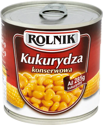6x Rolnik Kukurydza Konserwowa Tin 340g