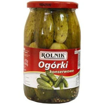 6x Rolnik Ogorki Konserwowe 900ml