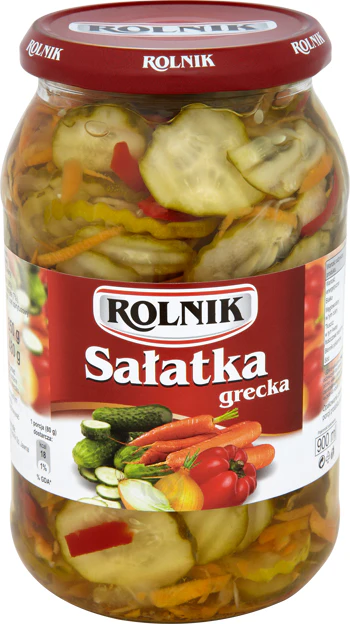 6x Rolnik Salatka Grecka 900ml