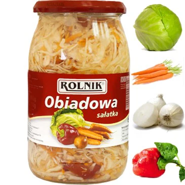 6x Rolnik Salatka Obiadowa 900ml