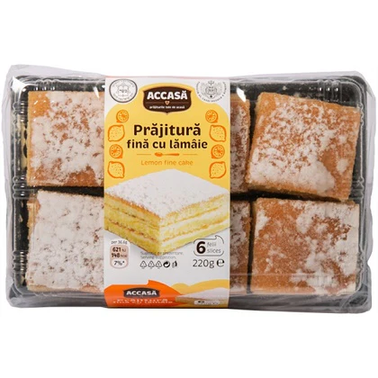 10x Accasa Lemon Taste Fine Cake 220g