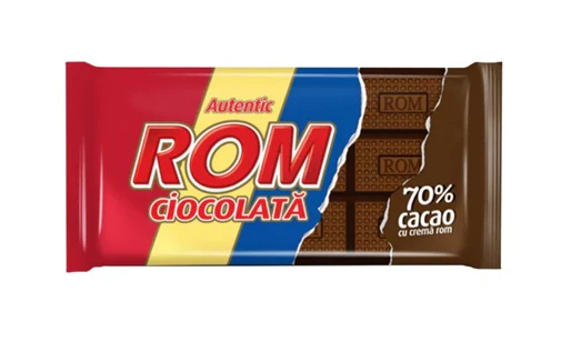 24x Autentic Ciocolata Amaruie 70% Cacao Si Rom 88gr
