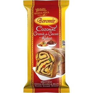 9x Boromir Cozonac Crema Cacao Rahat 500g