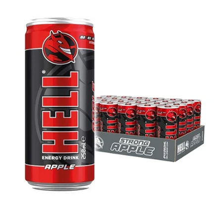 24x Hell Energy Drink Apple 250ml
