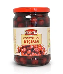 6x Olympia Compot De Visine/Sour Cherry Compote 580ml