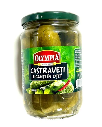 6x Olympia Castraveti Picanti In Otet 680g / 720ml