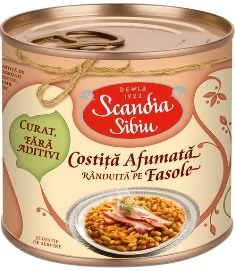 6x Scandia Sibiu Costita Afumate Fasol 400g