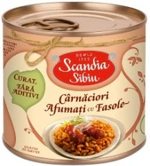 6x Scandia Sibiu Carnaciori Afumati Fasole 400g