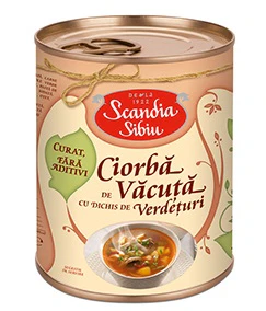 6x Scandia Ciorba De Vacuta / Beef Soup With Herbs