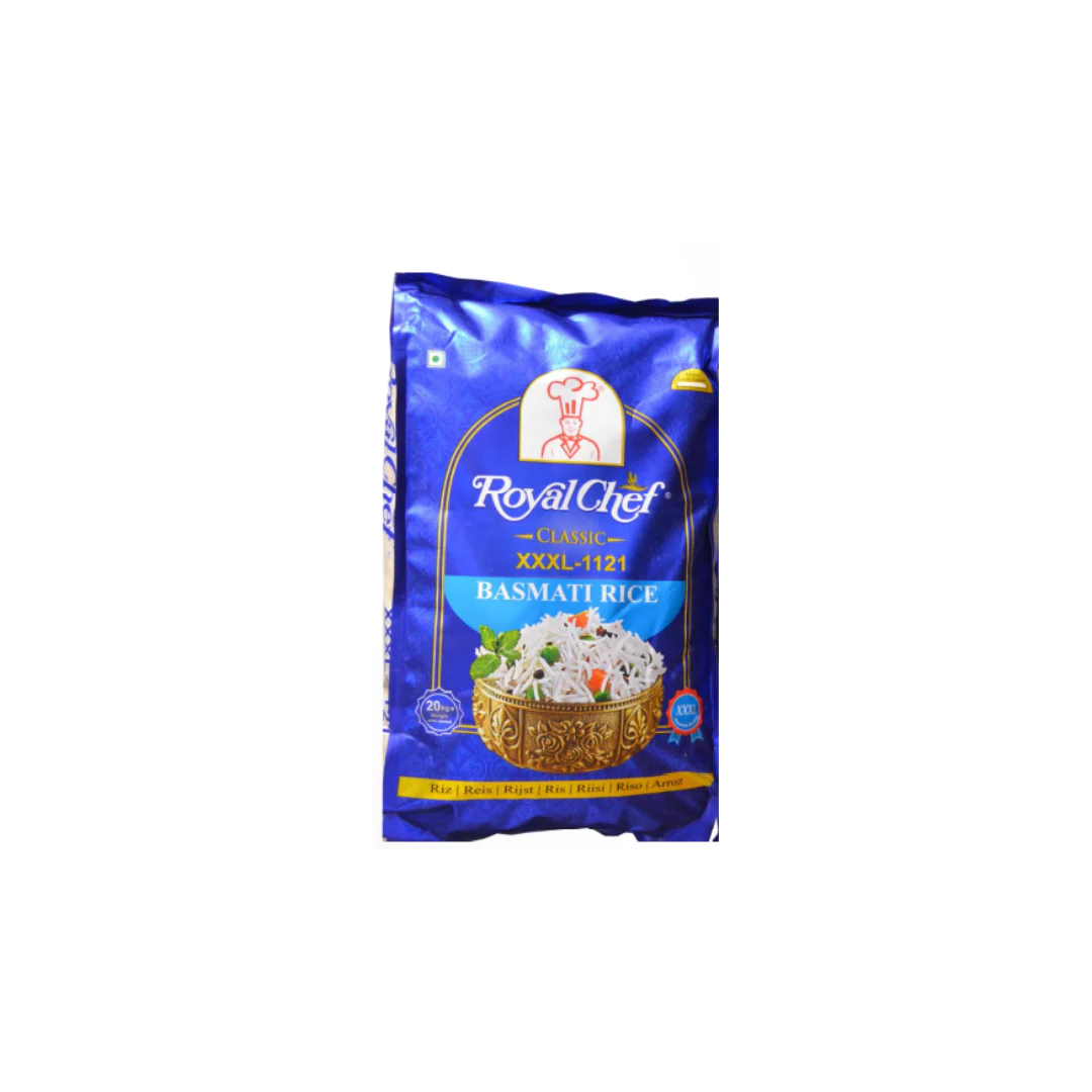Royal Chef XXXL Basmati Rice 20kg x 6 pack