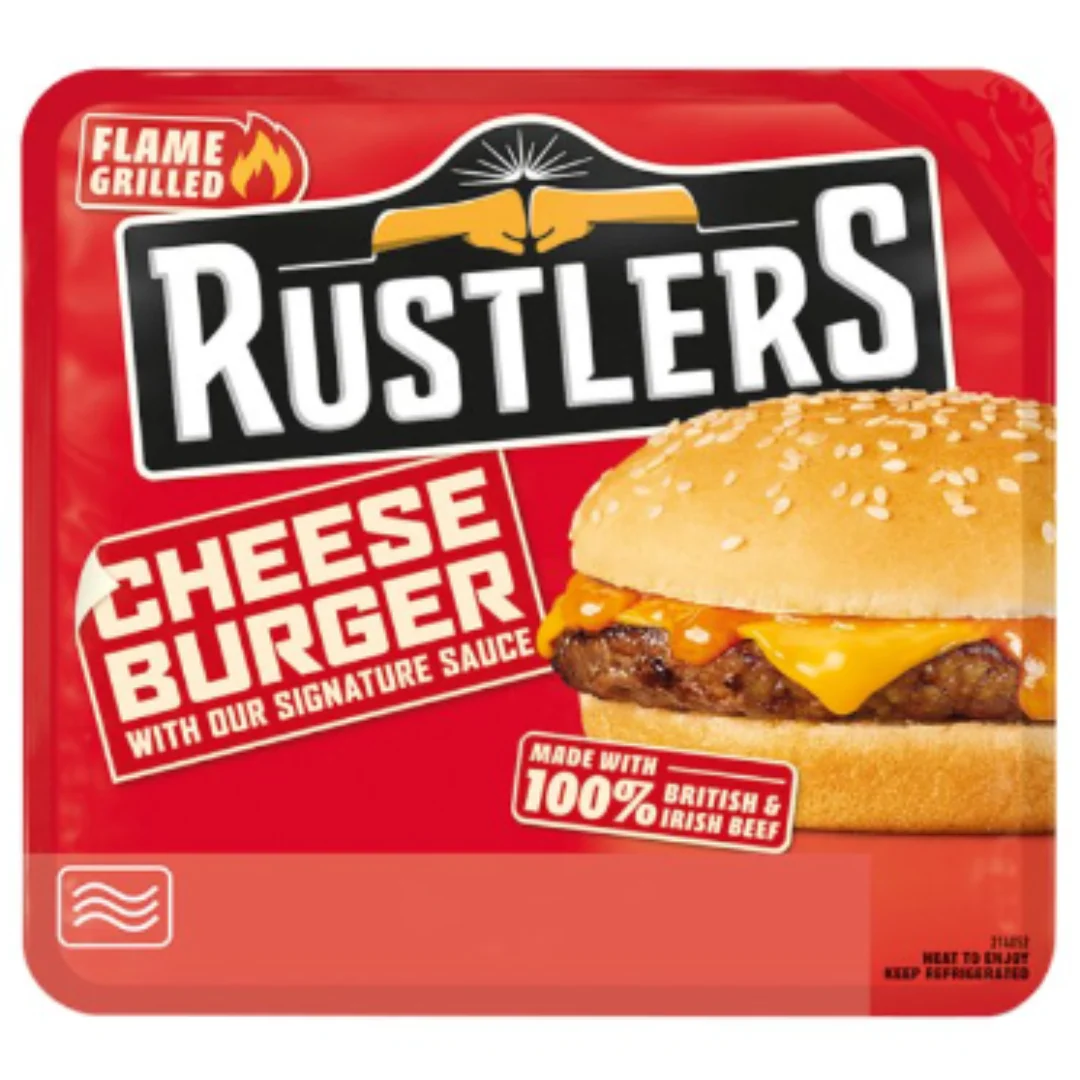 RUSTLERS Cheese Burger with Our Signature Sauce 141g  x 4