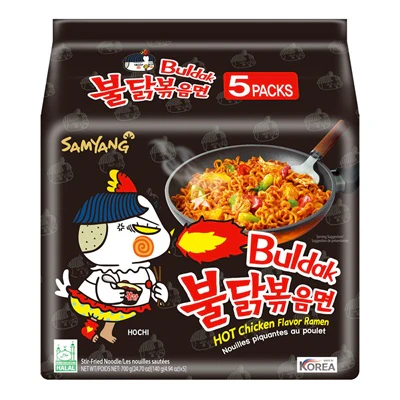 8x Samyang Buldak Hot Chicken (5*140gr)