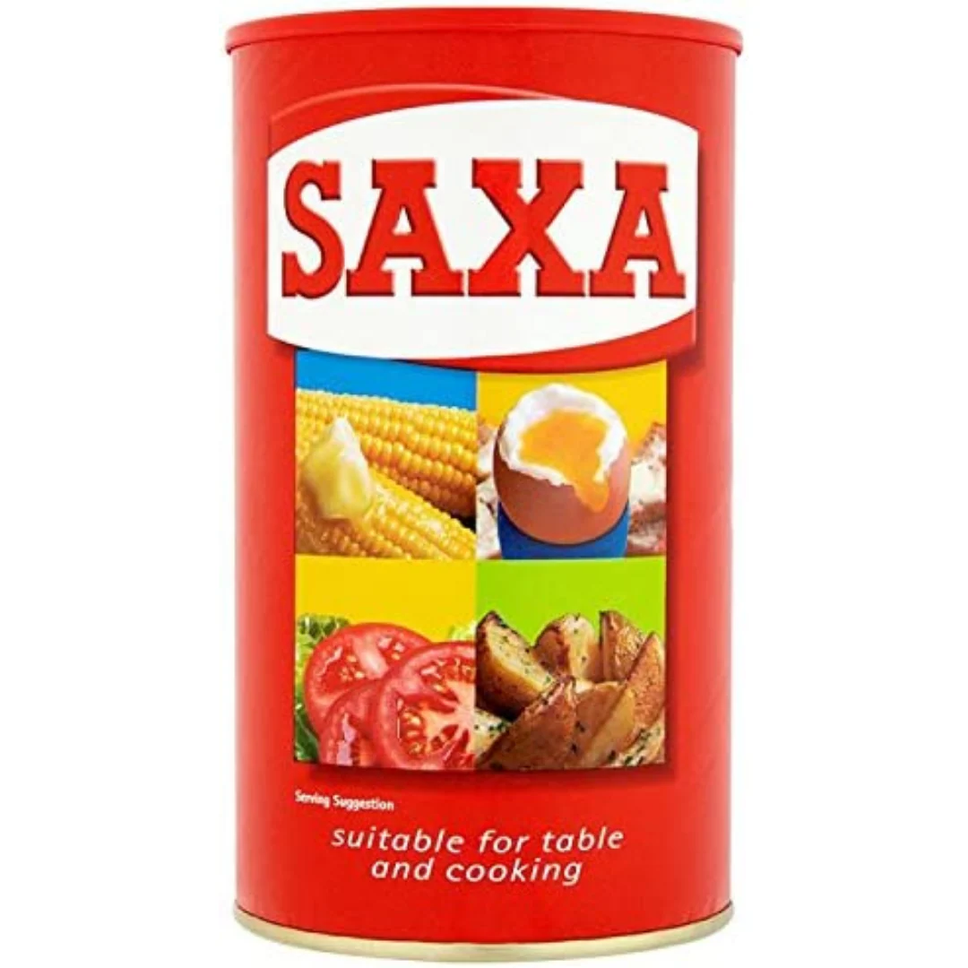 Saxa Table Salt Drums 12 x 750g
