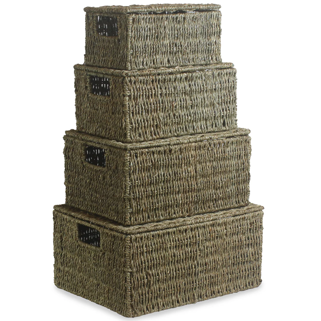 Seagrass Hamper Set 4