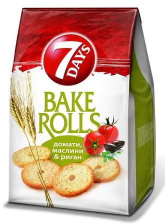 12x 7 Days Bake Roll Tomato Olive 150g