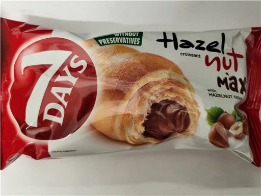 20x 7 Days Max Hazelnut Croissant 80gr