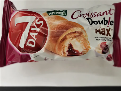 20x 7 Days Double Vanilla Cherry Crois. 80gr