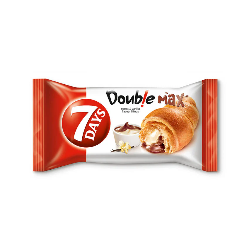 20x 7 Days Double Cocoa Vanilla Crois.80gr