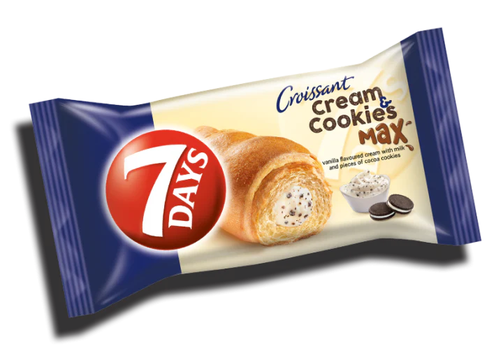 20x 7 Days Max Cream Cookies Vanilla