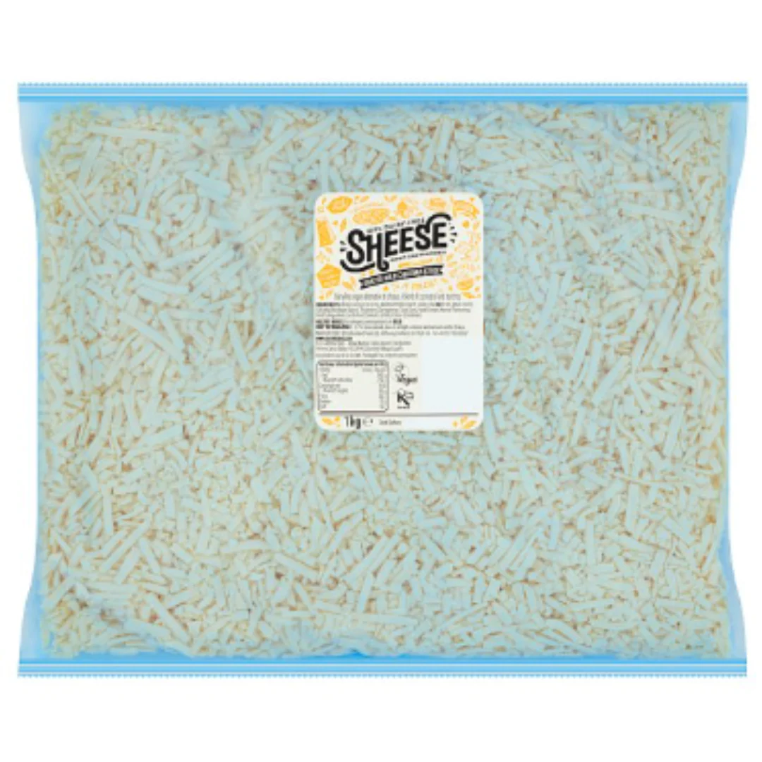 Sheese Grated Mild Cheddar Style 1kg x 1