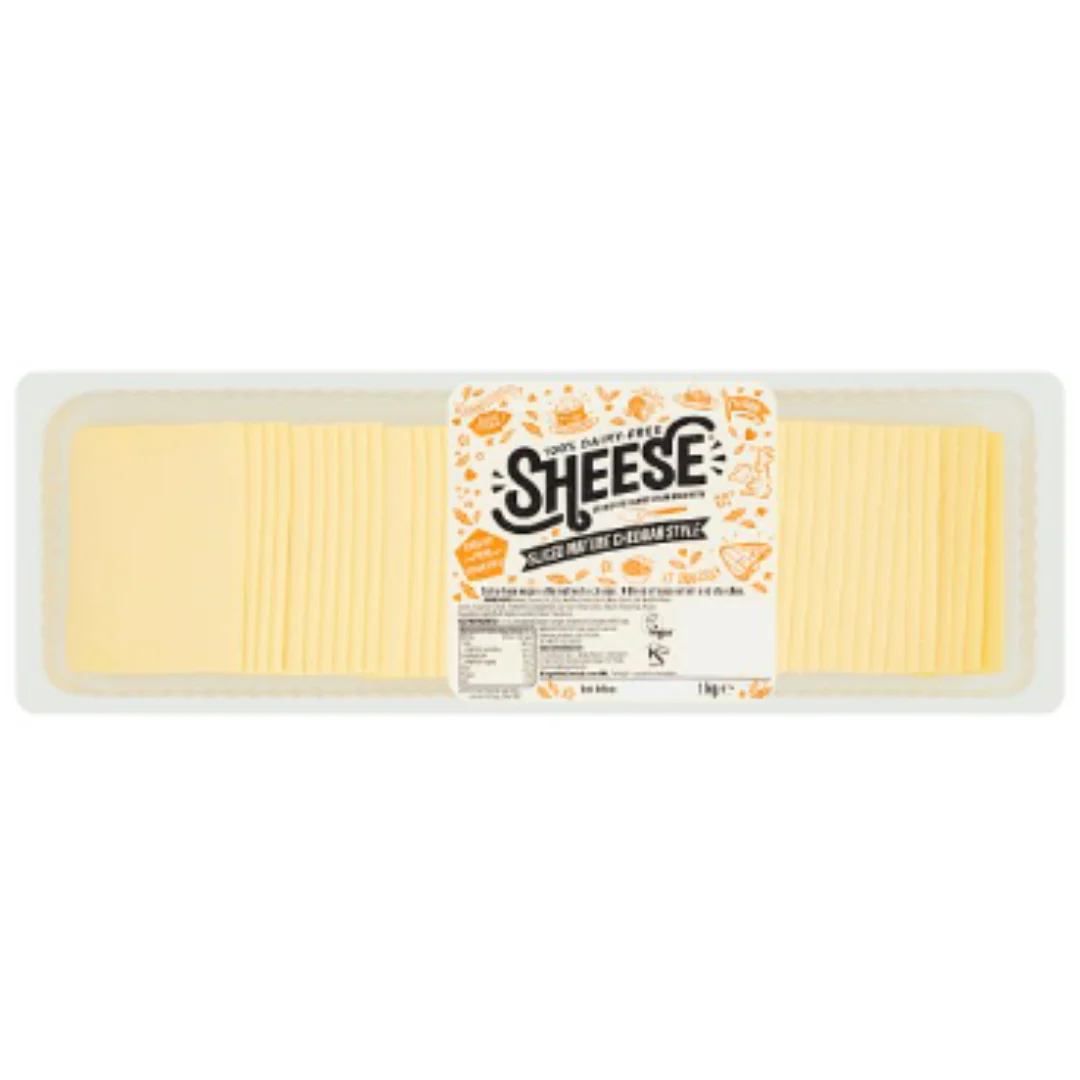 Sheese Sliced Mature Cheddar Style 1kg x 6