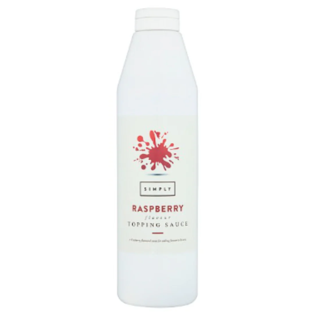Simply Raspberry Flavour Topping Sauce 1000g x 1